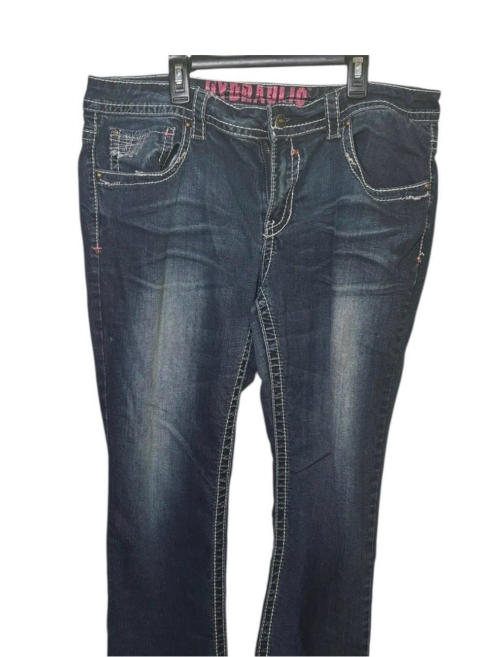 Hydraulic Cropped Blue Jeans Size 17/18